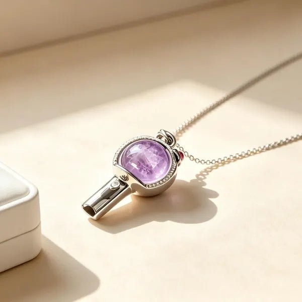 BTS Purple Gemstone Necklace Gift