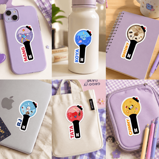 Premium BT21 Lightstick Sticker Pack - BtsBand