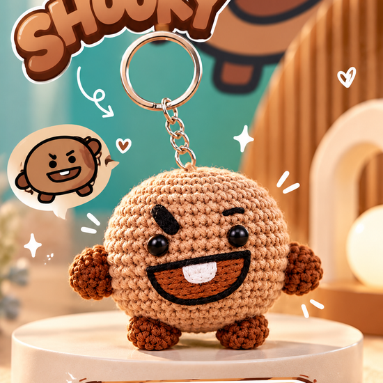 Shooky Crochet Keychain