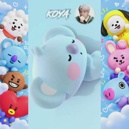 BT21 7-Piece Figurine Set – Koya, Cooky, Tata, Chimmy, Shooky, Mang & RJ