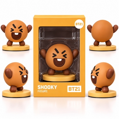 SHOOKY Figurine – BTS SUGA Inspired BT21 Style Collectible