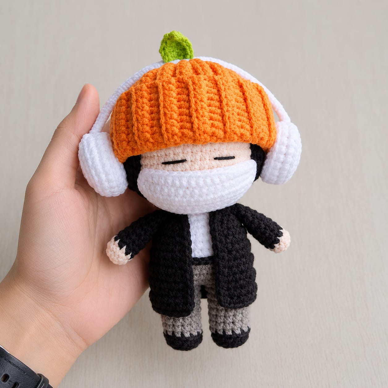 Soft Aesthetic Knitted Character Plush Doll - BtsBand
